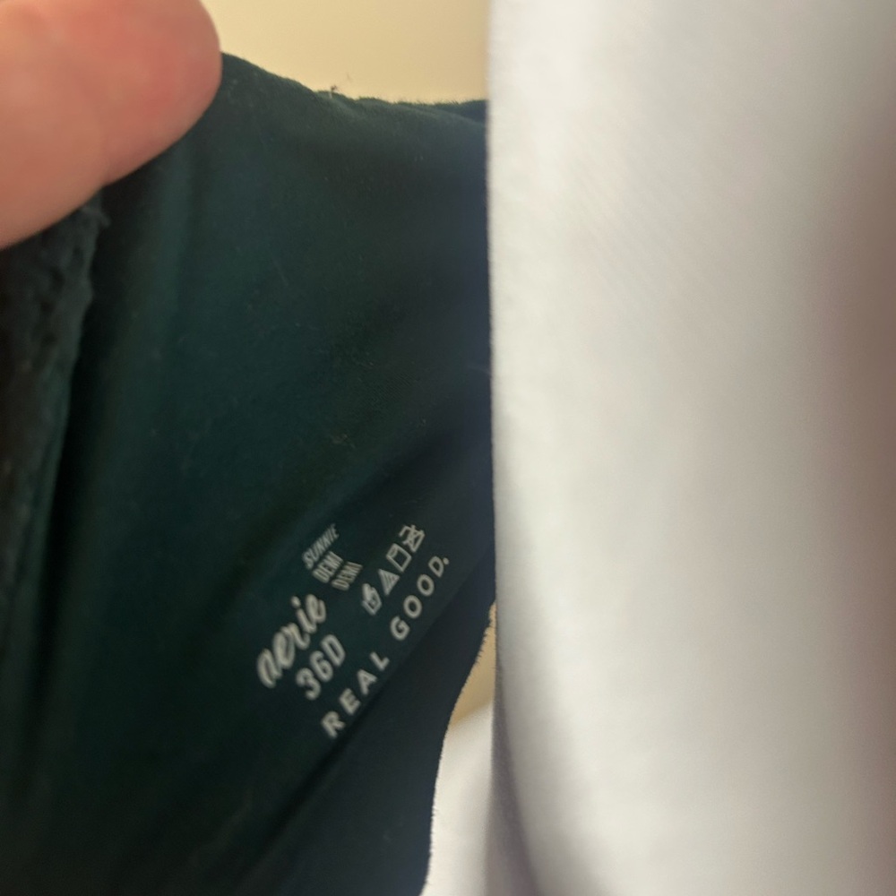 Aerie Deep Green Underwire Bra - Picture 3 of 5